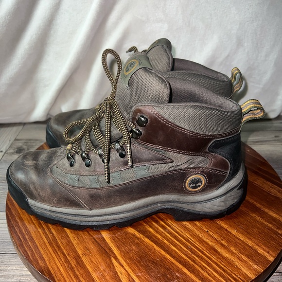 Timberland Brown Men’s US 8.5 Waterproof Anti Fatigue Trail Hiking Mid Boots - Picture 8 of 11